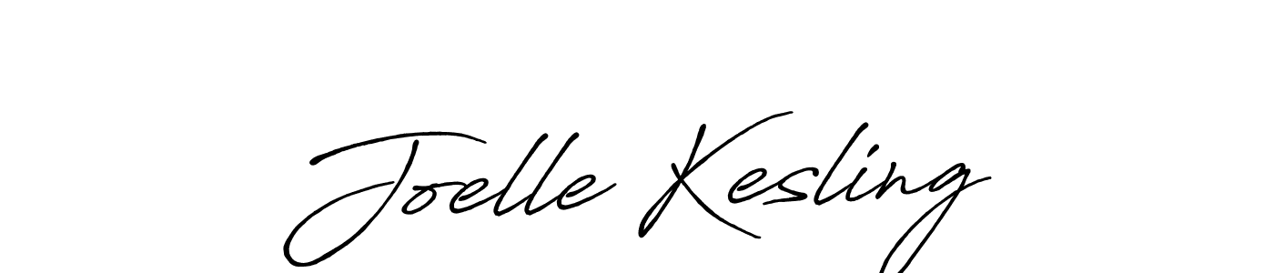 Make a beautiful signature design for name Joelle Kesling. With this signature (Antro_Vectra_Bolder) style, you can create a handwritten signature for free. Joelle Kesling signature style 7 images and pictures png