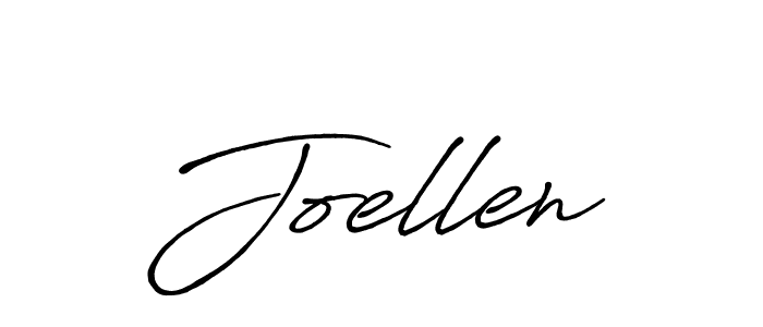 Make a beautiful signature design for name Joellen. With this signature (Antro_Vectra_Bolder) style, you can create a handwritten signature for free. Joellen signature style 7 images and pictures png