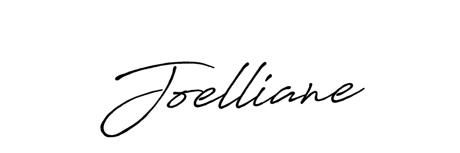 How to make Joelliane name signature. Use Antro_Vectra_Bolder style for creating short signs online. This is the latest handwritten sign. Joelliane signature style 7 images and pictures png