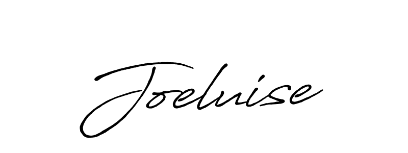 Similarly Antro_Vectra_Bolder is the best handwritten signature design. Signature creator online .You can use it as an online autograph creator for name Joeluise. Joeluise signature style 7 images and pictures png