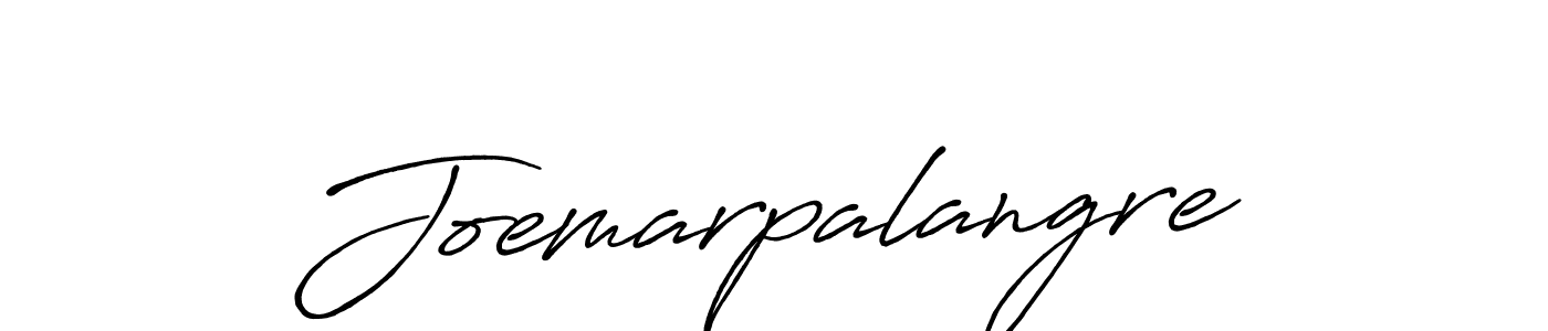 Create a beautiful signature design for name Joemarpalangre. With this signature (Antro_Vectra_Bolder) fonts, you can make a handwritten signature for free. Joemarpalangre signature style 7 images and pictures png