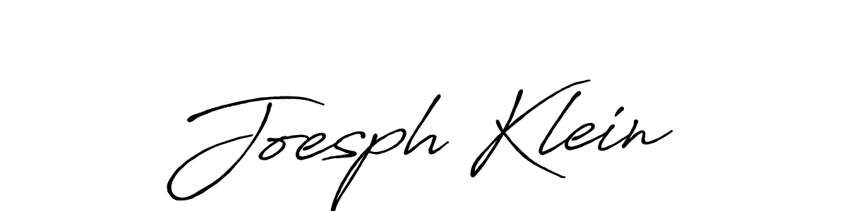 Create a beautiful signature design for name Joesph Klein. With this signature (Antro_Vectra_Bolder) fonts, you can make a handwritten signature for free. Joesph Klein signature style 7 images and pictures png