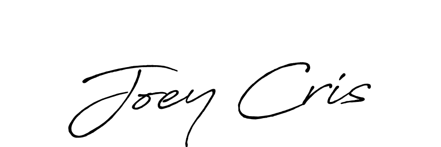 You should practise on your own different ways (Antro_Vectra_Bolder) to write your name (Joey Cris) in signature. don't let someone else do it for you. Joey Cris signature style 7 images and pictures png