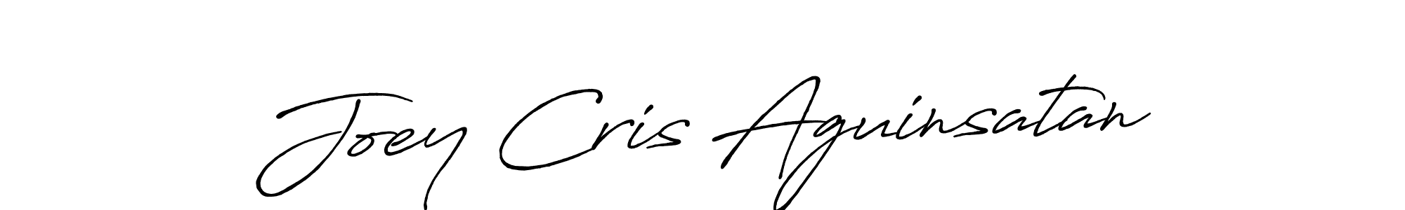 if you are searching for the best signature style for your name Joey Cris Aguinsatan. so please give up your signature search. here we have designed multiple signature styles  using Antro_Vectra_Bolder. Joey Cris Aguinsatan signature style 7 images and pictures png