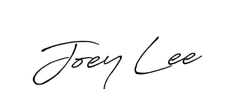 How to make Joey Lee name signature. Use Antro_Vectra_Bolder style for creating short signs online. This is the latest handwritten sign. Joey Lee signature style 7 images and pictures png