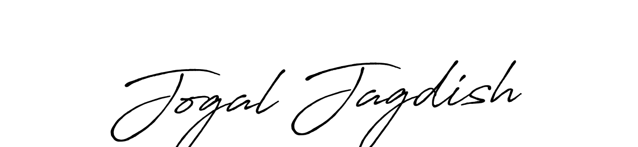 Create a beautiful signature design for name Jogal Jagdish. With this signature (Antro_Vectra_Bolder) fonts, you can make a handwritten signature for free. Jogal Jagdish signature style 7 images and pictures png