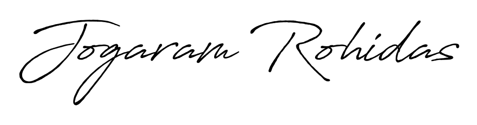 Generate high-definition signature styles for Jogaram Rohidas. The Antro_Vectra_Bolder typeface ensures crisp legibility and sophisticated design. Jogaram Rohidas signature style 7 images and pictures png
