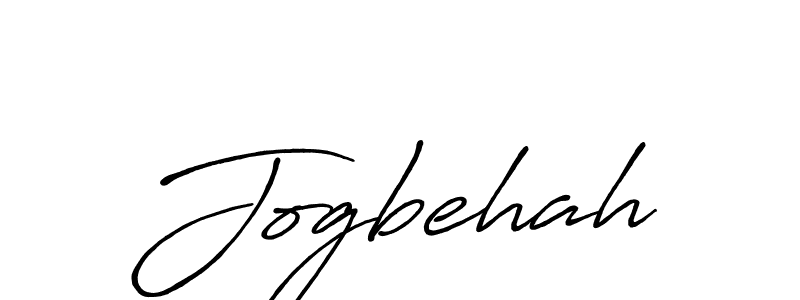 Design your own signature with our free online signature maker. With this signature software, you can create a handwritten (Antro_Vectra_Bolder) signature for name Jogbehah. Jogbehah signature style 7 images and pictures png