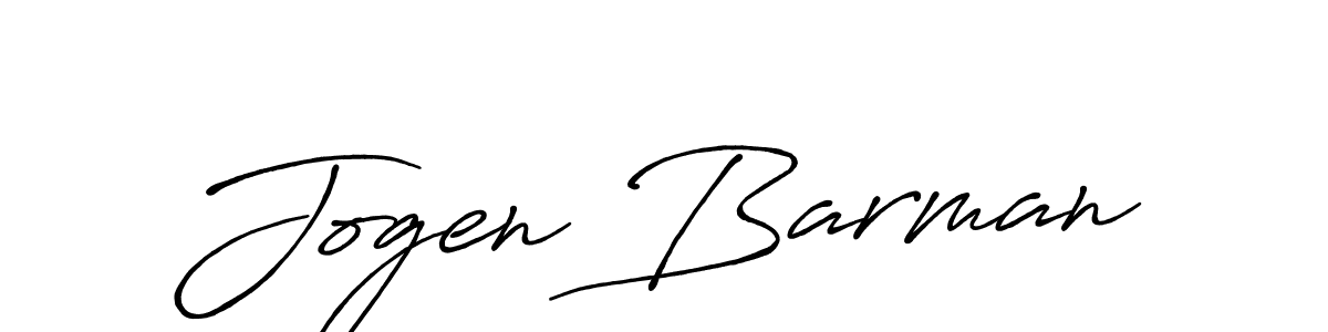 Also we have Jogen Barman name is the best signature style. Create professional handwritten signature collection using Antro_Vectra_Bolder autograph style. Jogen Barman signature style 7 images and pictures png