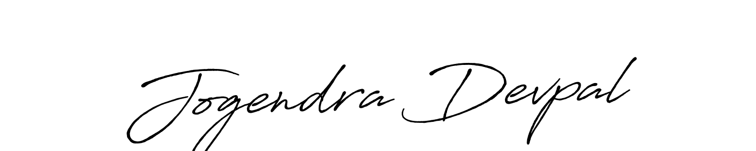 Jogendra Devpal stylish signature style. Best Handwritten Sign (Antro_Vectra_Bolder) for my name. Handwritten Signature Collection Ideas for my name Jogendra Devpal. Jogendra Devpal signature style 7 images and pictures png