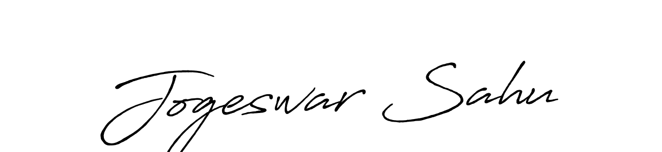The best way (Antro_Vectra_Bolder) to make a short signature is to pick only two or three words in your name. The name Jogeswar Sahu include a total of six letters. For converting this name. Jogeswar Sahu signature style 7 images and pictures png