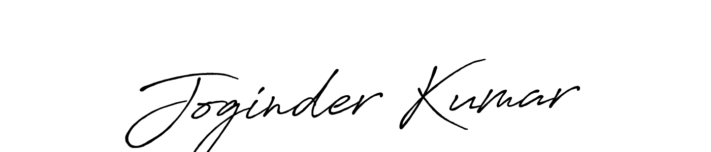 Make a beautiful signature design for name Joginder Kumar. With this signature (Antro_Vectra_Bolder) style, you can create a handwritten signature for free. Joginder Kumar signature style 7 images and pictures png