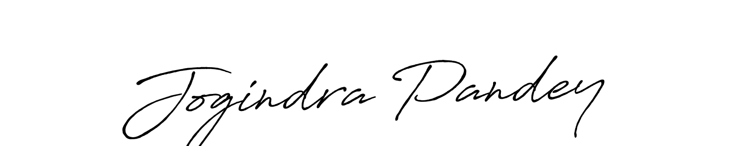 Jogindra Pandey stylish signature style. Best Handwritten Sign (Antro_Vectra_Bolder) for my name. Handwritten Signature Collection Ideas for my name Jogindra Pandey. Jogindra Pandey signature style 7 images and pictures png