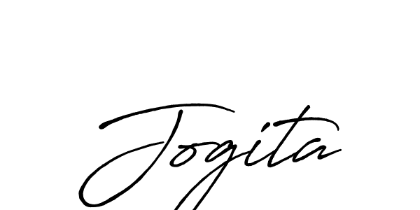 How to make Jogita name signature. Use Antro_Vectra_Bolder style for creating short signs online. This is the latest handwritten sign. Jogita signature style 7 images and pictures png