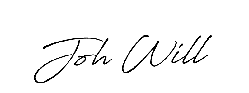 Once you've used our free online signature maker to create your best signature Antro_Vectra_Bolder style, it's time to enjoy all of the benefits that Joh Will name signing documents. Joh Will signature style 7 images and pictures png