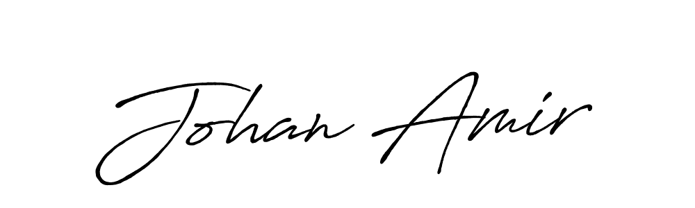 Also we have Johan Amir name is the best signature style. Create professional handwritten signature collection using Antro_Vectra_Bolder autograph style. Johan Amir signature style 7 images and pictures png