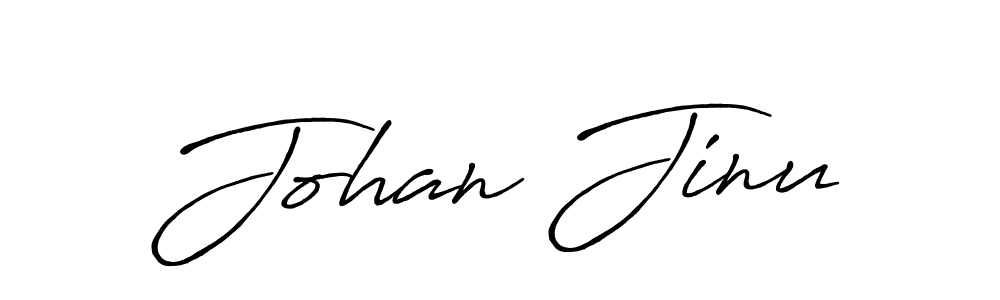 How to make Johan Jinu name signature. Use Antro_Vectra_Bolder style for creating short signs online. This is the latest handwritten sign. Johan Jinu signature style 7 images and pictures png