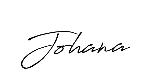 Design your own signature with our free online signature maker. With this signature software, you can create a handwritten (Antro_Vectra_Bolder) signature for name Johana. Johana signature style 7 images and pictures png