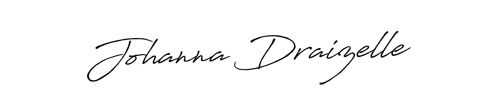 Create a beautiful signature design for name Johanna Draizelle. With this signature (Antro_Vectra_Bolder) fonts, you can make a handwritten signature for free. Johanna Draizelle signature style 7 images and pictures png