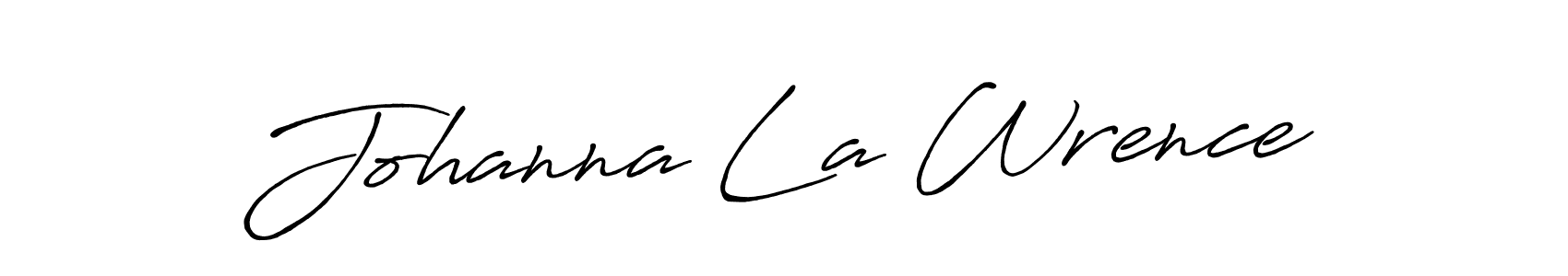 Johanna La Wrence stylish signature style. Best Handwritten Sign (Antro_Vectra_Bolder) for my name. Handwritten Signature Collection Ideas for my name Johanna La Wrence. Johanna La Wrence signature style 7 images and pictures png