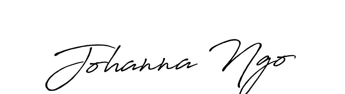 Johanna Ngo stylish signature style. Best Handwritten Sign (Antro_Vectra_Bolder) for my name. Handwritten Signature Collection Ideas for my name Johanna Ngo. Johanna Ngo signature style 7 images and pictures png