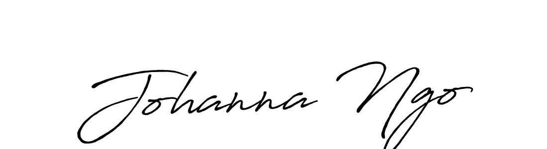 Johanna Ngo stylish signature style. Best Handwritten Sign (Antro_Vectra_Bolder) for my name. Handwritten Signature Collection Ideas for my name Johanna Ngo. Johanna Ngo signature style 7 images and pictures png