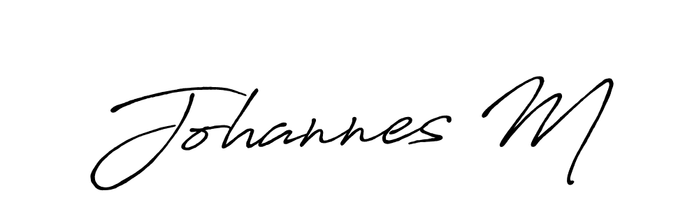 Antro_Vectra_Bolder is a professional signature style that is perfect for those who want to add a touch of class to their signature. It is also a great choice for those who want to make their signature more unique. Get Johannes M name to fancy signature for free. Johannes M signature style 7 images and pictures png