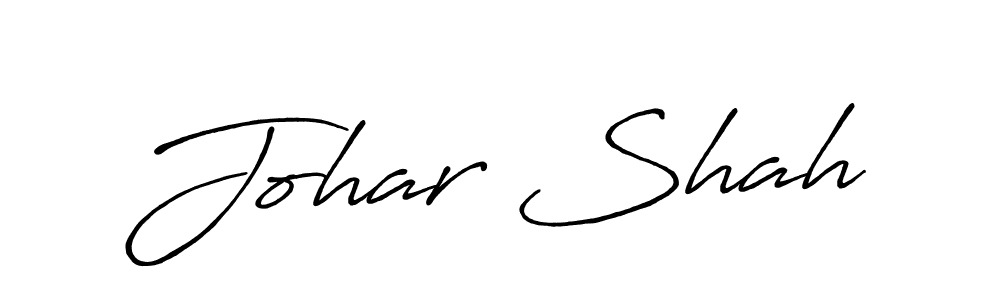 Johar Shah stylish signature style. Best Handwritten Sign (Antro_Vectra_Bolder) for my name. Handwritten Signature Collection Ideas for my name Johar Shah. Johar Shah signature style 7 images and pictures png