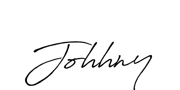 Design your own signature with our free online signature maker. With this signature software, you can create a handwritten (Antro_Vectra_Bolder) signature for name Johhny. Johhny signature style 7 images and pictures png