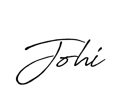 How to make Johi signature? Antro_Vectra_Bolder is a professional autograph style. Create handwritten signature for Johi name. Johi signature style 7 images and pictures png