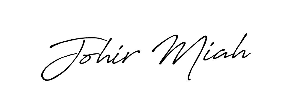 Make a beautiful signature design for name Johir Miah. Use this online signature maker to create a handwritten signature for free. Johir Miah signature style 7 images and pictures png
