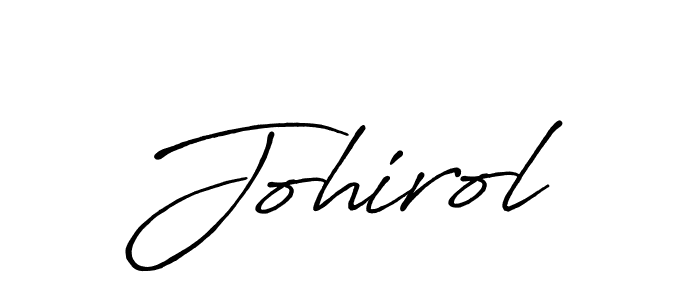 The best way (Antro_Vectra_Bolder) to make a short signature is to pick only two or three words in your name. The name Johirol include a total of six letters. For converting this name. Johirol signature style 7 images and pictures png