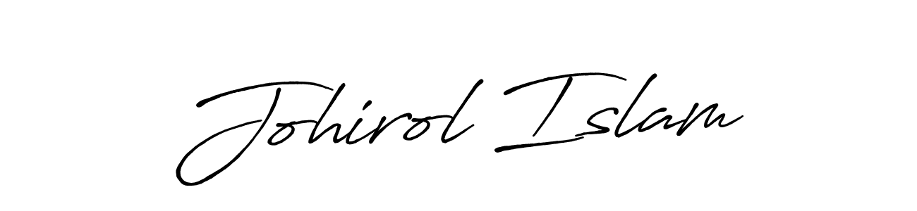 It looks lik you need a new signature style for name Johirol Islam. Design unique handwritten (Antro_Vectra_Bolder) signature with our free signature maker in just a few clicks. Johirol Islam signature style 7 images and pictures png