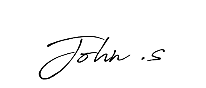 Also You can easily find your signature by using the search form. We will create John .s name handwritten signature images for you free of cost using Antro_Vectra_Bolder sign style. John .s signature style 7 images and pictures png