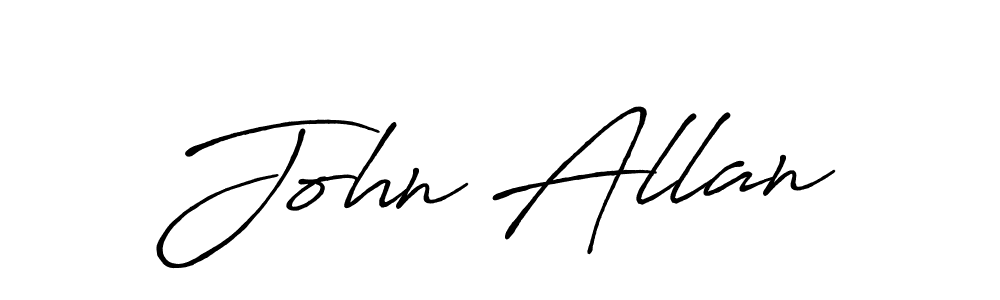 if you are searching for the best signature style for your name John Allan. so please give up your signature search. here we have designed multiple signature styles  using Antro_Vectra_Bolder. John Allan signature style 7 images and pictures png