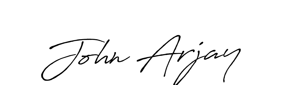 Create a beautiful signature design for name John Arjay. With this signature (Antro_Vectra_Bolder) fonts, you can make a handwritten signature for free. John Arjay signature style 7 images and pictures png