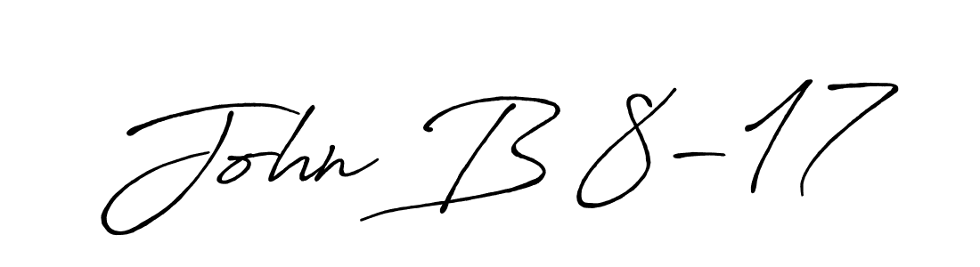 How to Draw John B 8-17 signature style? Antro_Vectra_Bolder is a latest design signature styles for name John B 8-17. John B 8-17 signature style 7 images and pictures png