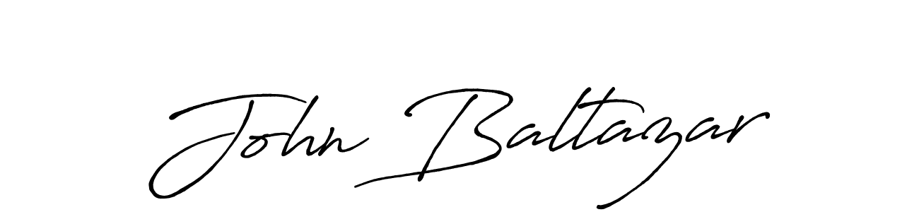 Design your own signature with our free online signature maker. With this signature software, you can create a handwritten (Antro_Vectra_Bolder) signature for name John Baltazar. John Baltazar signature style 7 images and pictures png