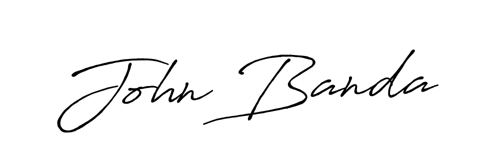 Also we have John Banda name is the best signature style. Create professional handwritten signature collection using Antro_Vectra_Bolder autograph style. John Banda signature style 7 images and pictures png