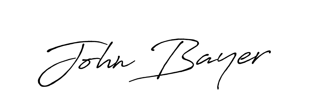 Use a signature maker to create a handwritten signature online. With this signature software, you can design (Antro_Vectra_Bolder) your own signature for name John Bayer. John Bayer signature style 7 images and pictures png