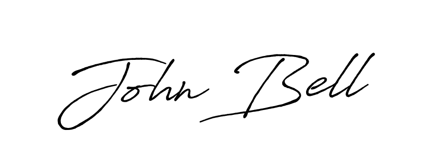 Design your own signature with our free online signature maker. With this signature software, you can create a handwritten (Antro_Vectra_Bolder) signature for name John Bell. John Bell signature style 7 images and pictures png