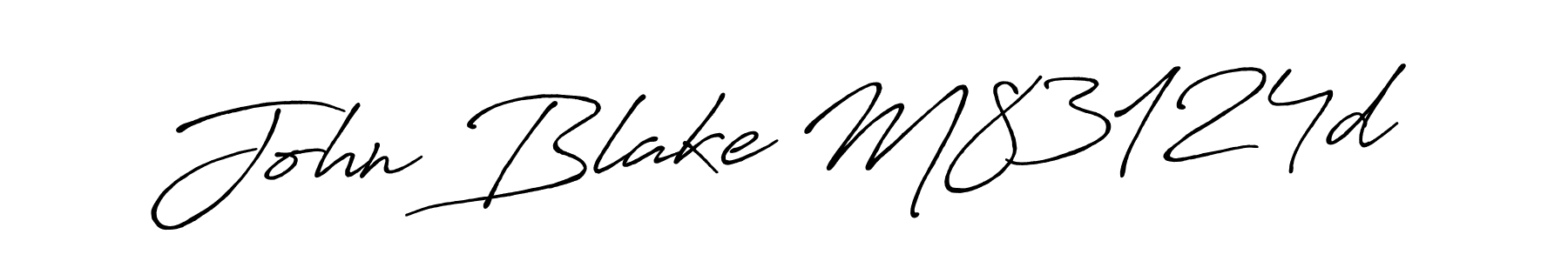 How to make John Blake M83124d signature? Antro_Vectra_Bolder is a professional autograph style. Create handwritten signature for John Blake M83124d name. John Blake M83124d signature style 7 images and pictures png