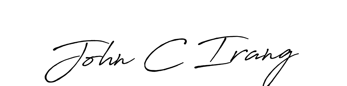 See photos of John C Irang official signature by Spectra . Check more albums & portfolios. Read reviews & check more about Antro_Vectra_Bolder font. John C Irang signature style 7 images and pictures png