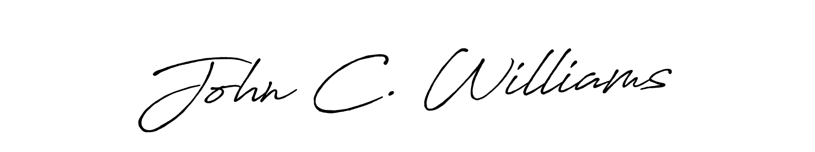 Similarly Antro_Vectra_Bolder is the best handwritten signature design. Signature creator online .You can use it as an online autograph creator for name John C. Williams. John C. Williams signature style 7 images and pictures png