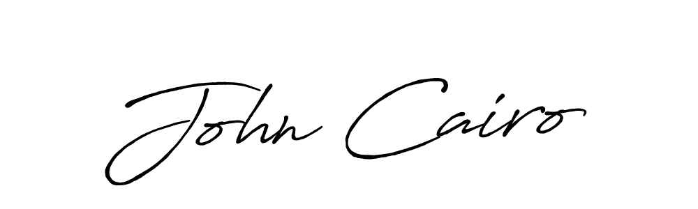 The best way (Antro_Vectra_Bolder) to make a short signature is to pick only two or three words in your name. The name John Cairo include a total of six letters. For converting this name. John Cairo signature style 7 images and pictures png