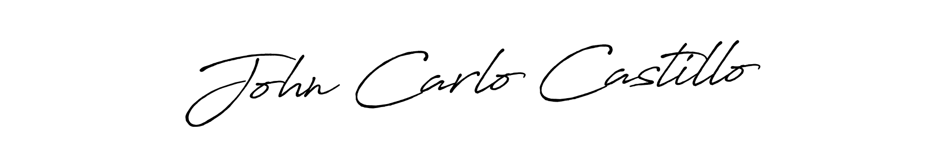 John Carlo Castillo stylish signature style. Best Handwritten Sign (Antro_Vectra_Bolder) for my name. Handwritten Signature Collection Ideas for my name John Carlo Castillo. John Carlo Castillo signature style 7 images and pictures png
