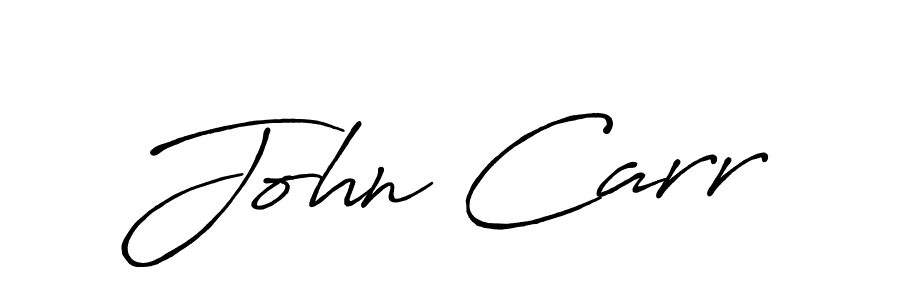 Create a beautiful signature design for name John Carr. With this signature (Antro_Vectra_Bolder) fonts, you can make a handwritten signature for free. John Carr signature style 7 images and pictures png