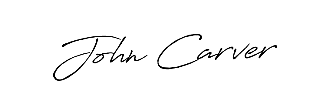 Design your own signature with our free online signature maker. With this signature software, you can create a handwritten (Antro_Vectra_Bolder) signature for name John Carver. John Carver signature style 7 images and pictures png