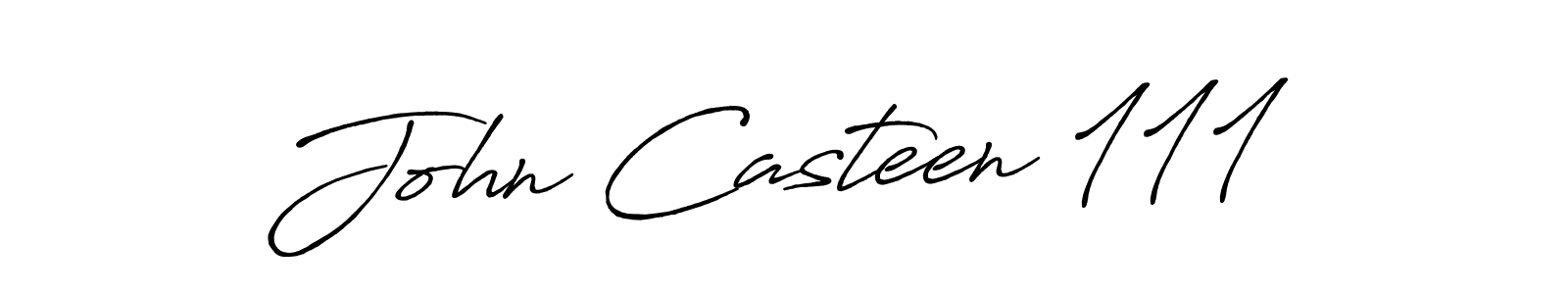 How to make John Casteen 111 name signature. Use Antro_Vectra_Bolder style for creating short signs online. This is the latest handwritten sign. John Casteen 111 signature style 7 images and pictures png
