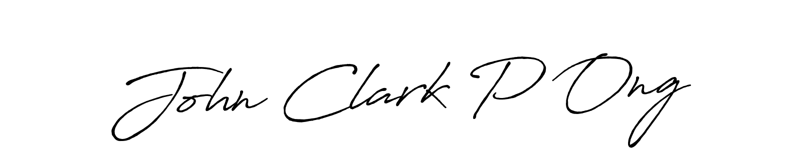 Similarly Antro_Vectra_Bolder is the best handwritten signature design. Signature creator online .You can use it as an online autograph creator for name John Clark P Ong. John Clark P Ong signature style 7 images and pictures png